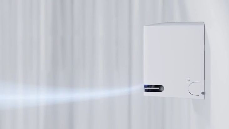 Tính năng làn gió dịu êm khi được kích hoạt sẽ chuyển sang luồng khí gián tiếp