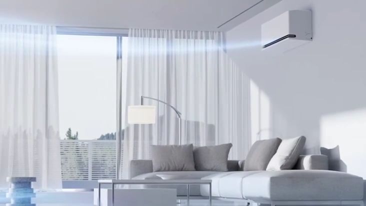 Làn gió dịu êm khi được kích hoạt sẽ tạo không gian lý tưởng