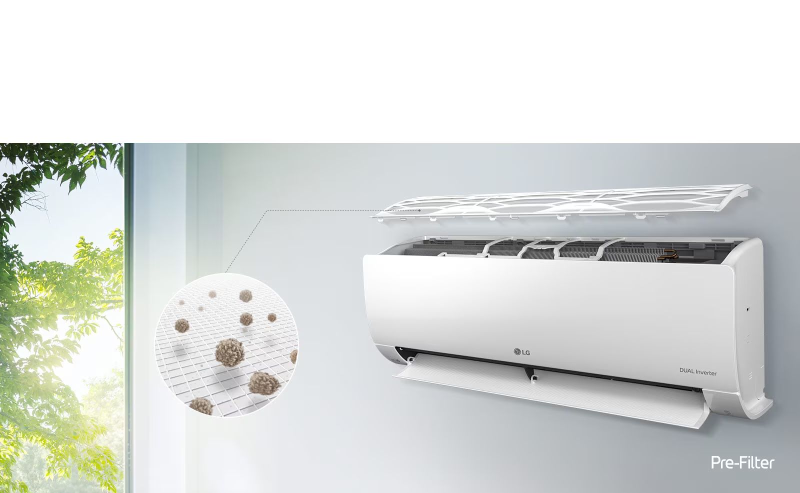 Loại bỏ vi khuẩn cho không gian là Pre Filter màng lọc sơ cấp